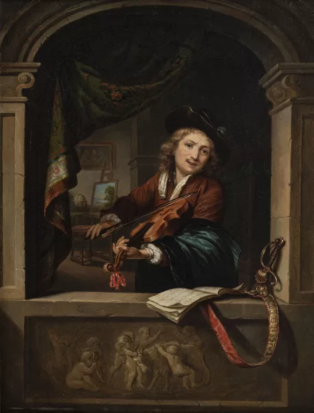 Gérard Dou — D’après Gérard Dou — Le violoniste,
