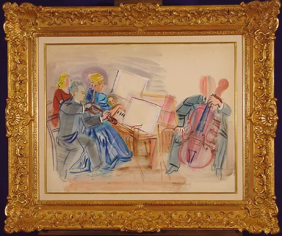 Raoul Dufy — Le Trio Casals, 1946