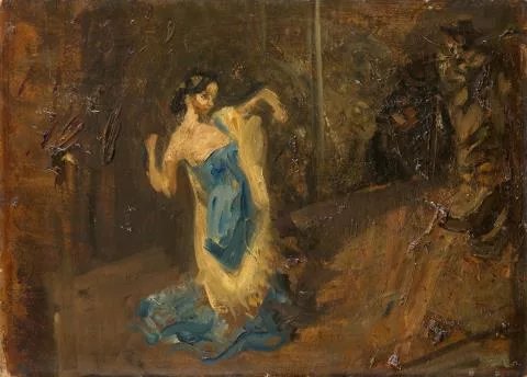 Max Slevogt — Marietta tanzend im Raum