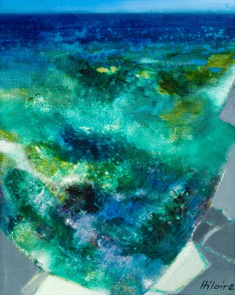 Camille Hilaire — "La crique à Antibes",