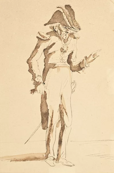 Louis-Léopold Boilly — Attribué à Louis Léopold Boilly — Vieux caporal