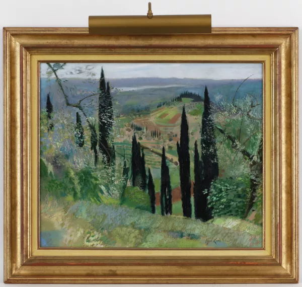René Genis — Paysage de Toscane,