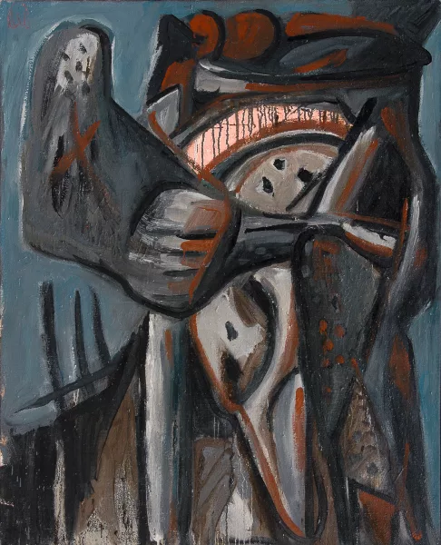 Markus Lüpertz — Märzhase, aus dem Zyklus "Alice im Wunderland", 1981