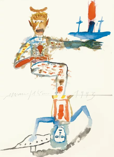 Mimmo Paladino — Sans titre, 1993