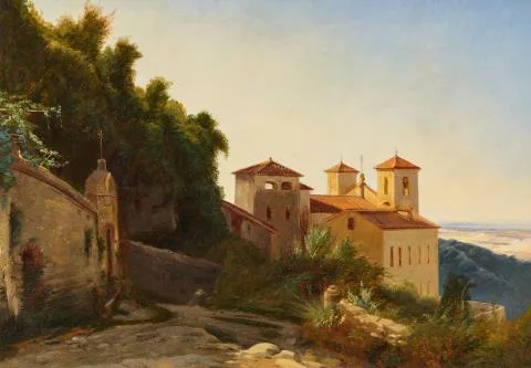 Johann Wilhelm Schirmer — Kloster in Italien