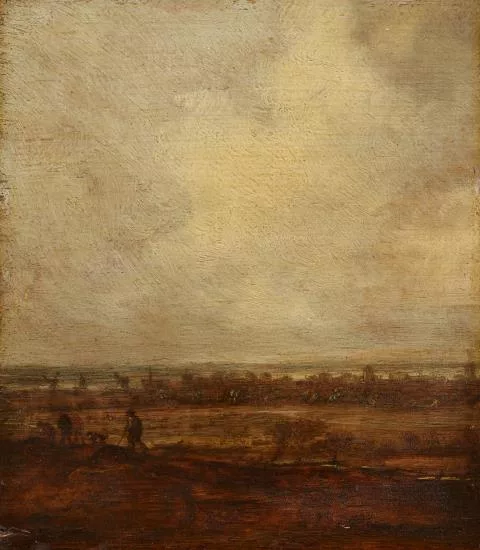 Jan van Goyen — Weite Landschaft mit Wanderern