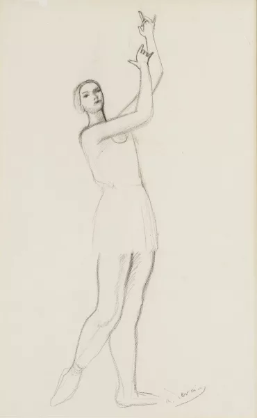 André Derain — « Danseuse bras levés »