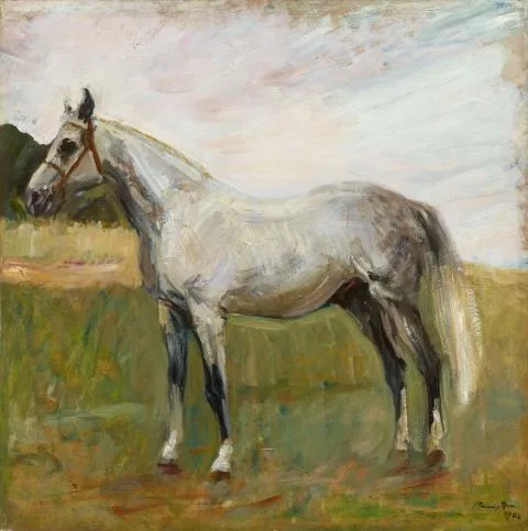 Max Slevogt — Stehender Schimmel