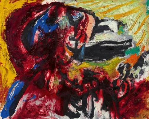 Asger Jorn — Morgenrødt (Dawn)