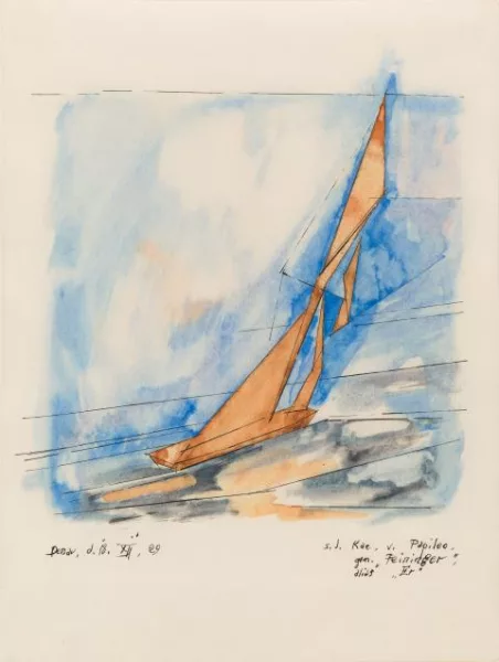 Lyonel Feininger — Sailing Boat