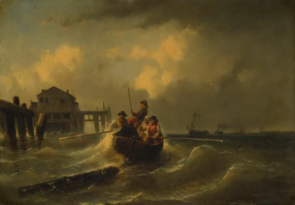 Charles Bouchez — L'arrivée au port