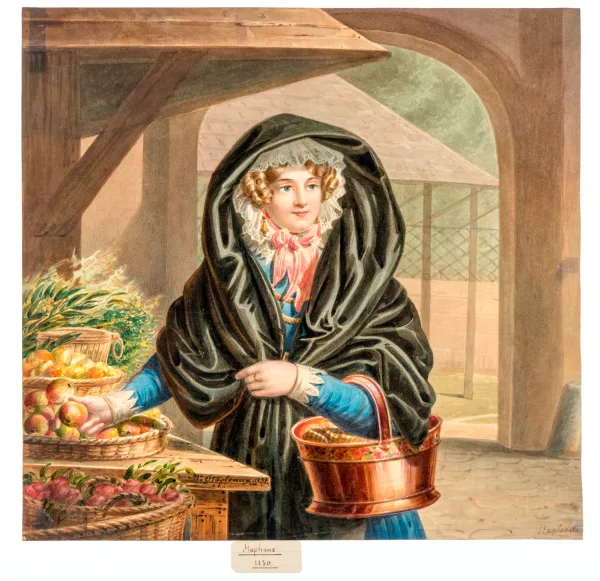 Michel Ghislain Stapleaux — Portrait de femme,