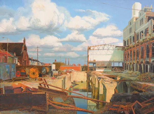 Fritz Kreidt — Fulham Landscape with Ruins, 1985/86