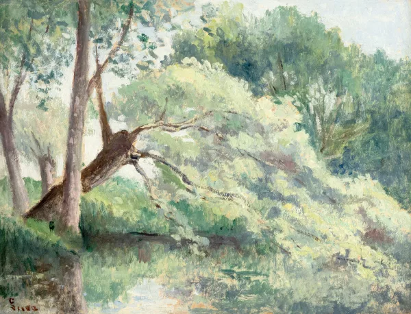 Maximilien Luce — "Rolleboise, bord de rivière"