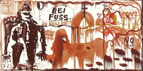 Jonathan Meese — Liebe im alten Ägypten (Liebhaberin de Sphinx)