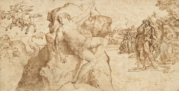 Annibale Carracci — D’après Annibale Carracci — Persée et Andromède