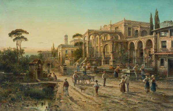 Leonhard Paulus — Villa du vieux Rome à Tivoli