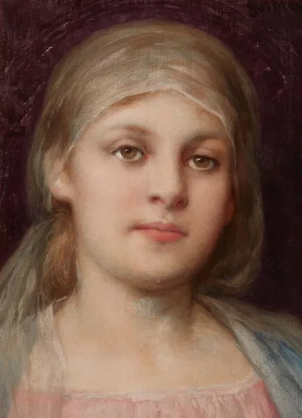 Gabriel von Max — Bildnis einer jungen Frau