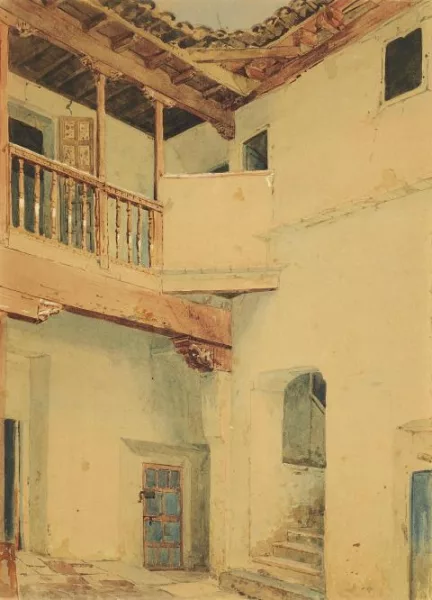 Adolf Seel — Spanischer Innenhof