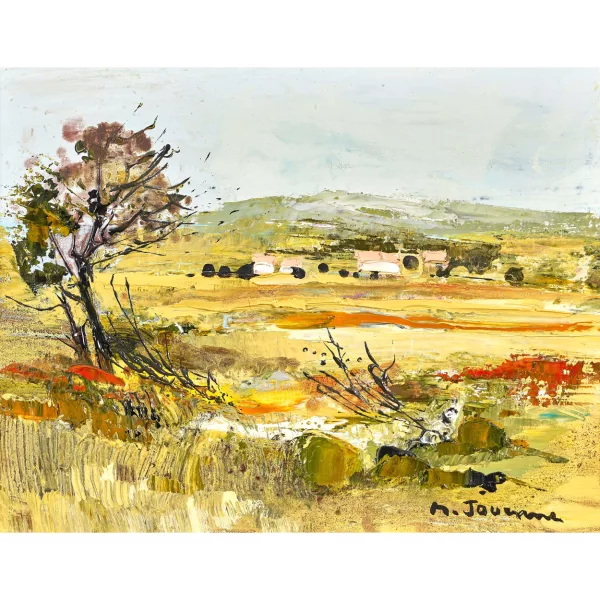 Michel Jouenne — "Maisons aux toits roses".