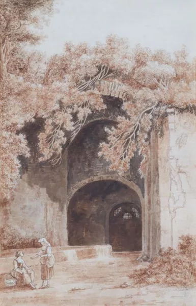 Jakob Philipp Hackert — In der Villa des Maecenas in Tivoli