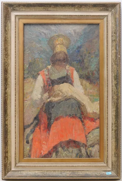 Alessandro Lupo — Veva beim Nähen