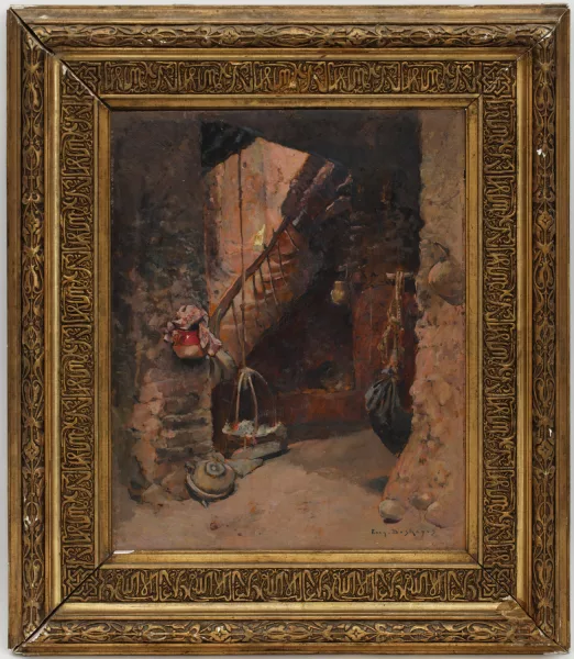 Eugène Deshayes — Scène d'intérieur