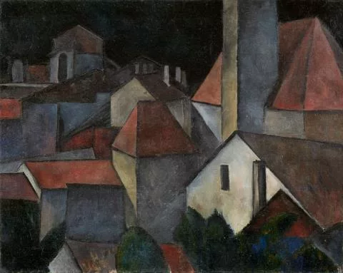 Alexander Kanoldt — Stadtbild (Klausen)
