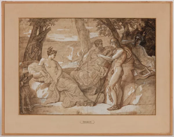 Jean-Auguste-Dominique Ingres — Entourage de Jean Auguste Dominique Ingres — Jean Auguste Dominique Ingres (1780-1867), entourage