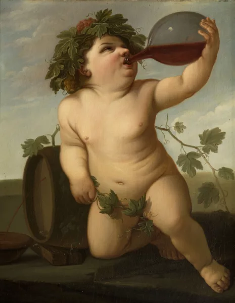 Guido Reni — D’après Guido Reni — Bacchus enfant buvant,