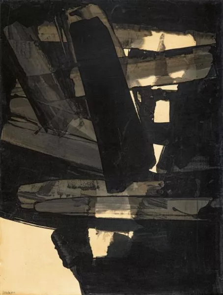 Pierre Soulages — Untitled