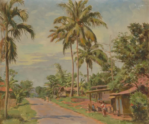 Karl Viktor Mayr — Landschaft auf Java