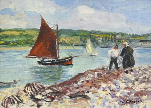 Charles Camoin — "Bateau à Perros-Guirec",