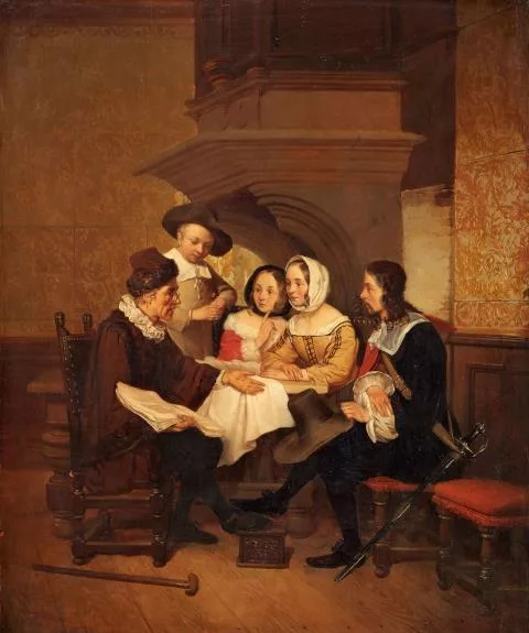 Florent Willems — Der Vortrag des Gelehrten