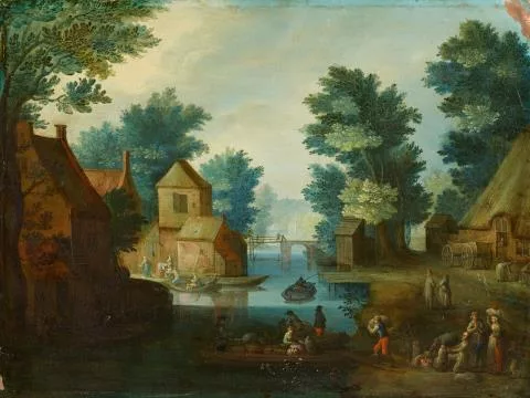 Adriaen van Stalbemt — Dorfgracht
