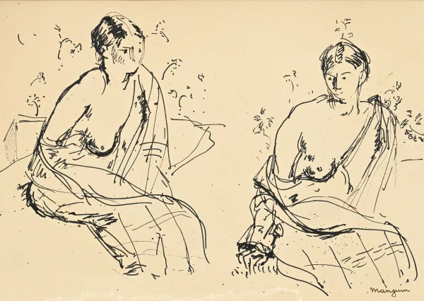 Henri Manguin — "Portrait de deux femmes"