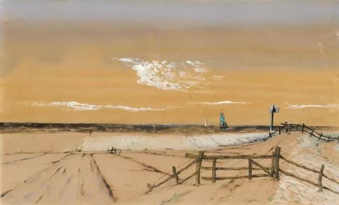 Franz Radziwill — Schnee am Deich