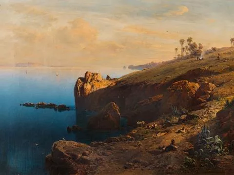Eduard Hildebrandt — Südliche Küstenansicht (Madeira?)