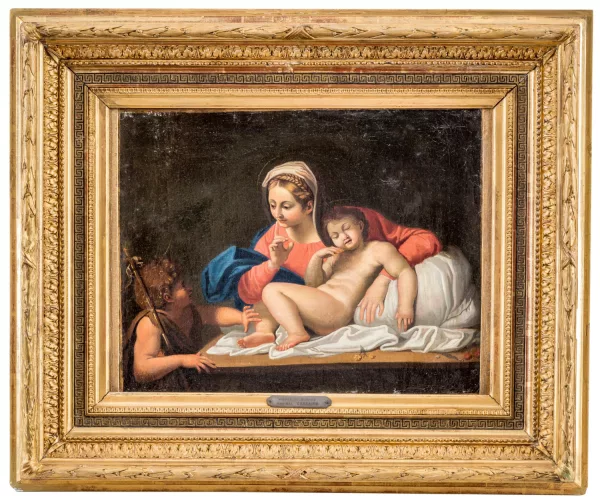 Annibale Carracci — Suiveur de Annibale Carracci — Vierge au silence