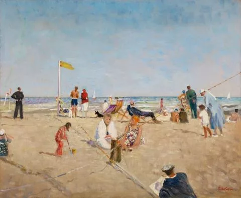 Lucien Adrion — Deauville, La Plage