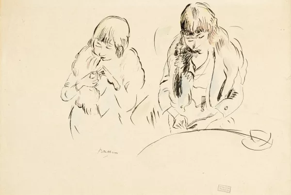 Jules Pascin — Deux élégantes,