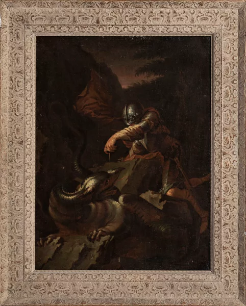 Salvator Rosa — D’après Salvator Rosa — Jason et le dragon