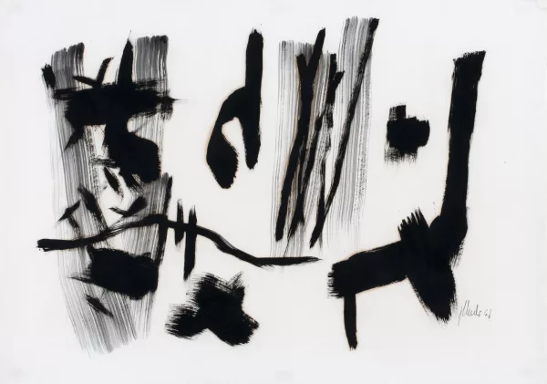 Fritz Winter — Senza titolo, 1962