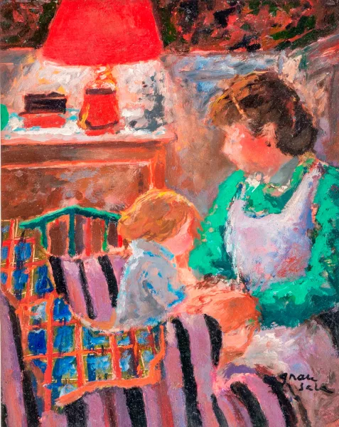 Emili Grau Sala — Scène d'intérieur,