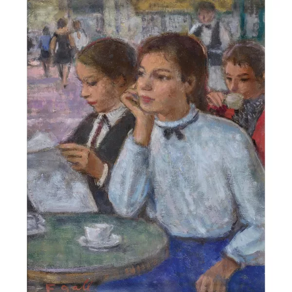 François Gall — Au café.
