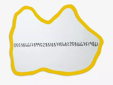 Michelangelo Pistoletto — Frattali (giallo)