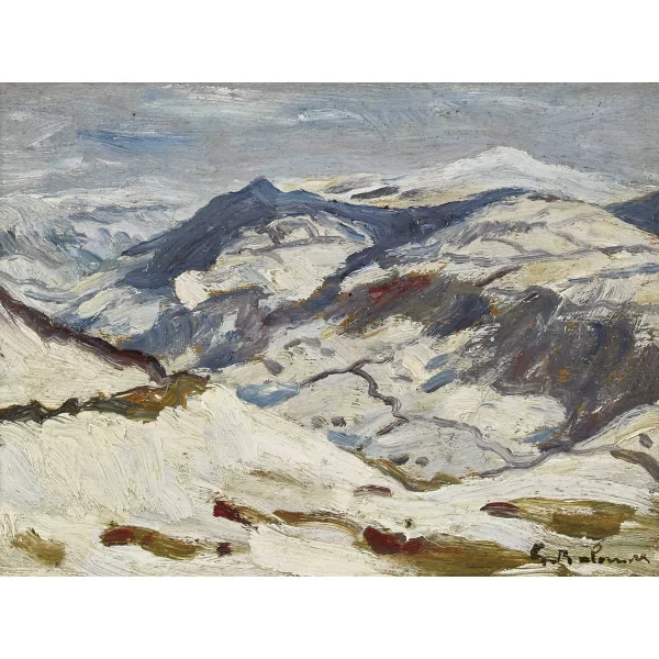 Gaston Balande — Paesaggio invernale