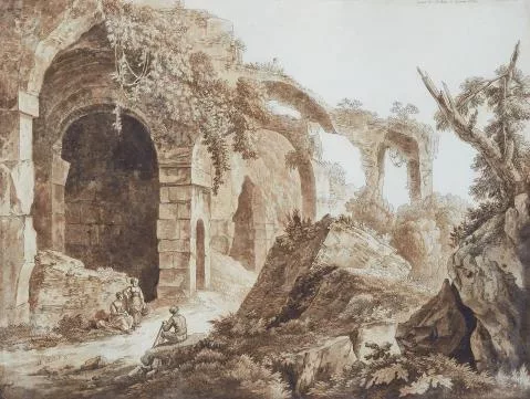 Jakob Philipp Hackert — In den Ruinen des Kolosseums