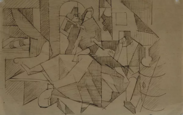 André Lhote — 2 Blätter: Composition Cubiste