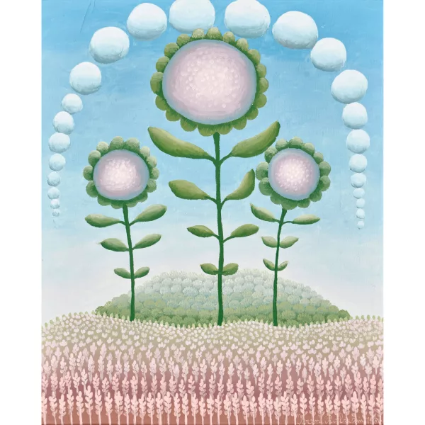 Ivan Rabuzin — "Trois fleurs de tournesol".
